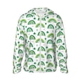 thumbnail image 1 of Balery St. Patrick's Day rainbows Sudadera ligera de manga larga con capucha y protección solar UPF 50+ para hombre y mujer, ideal para pesca y running-Small, 1 of 7