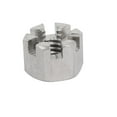 thumbnail image 3 of 5pcs M8x1.25mm 304 Stainless Steel Hexagon Slotted Castle Nut Silver Tone, 3 of 4