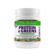 Paradise Proteins & Greens Powder, Unflavored, Probiotics, Keto, Paleo, Vegan, 15 Servings, 16 oz