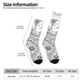 thumbnail image 2 of Haiem Country Farm Scene Pattern Crew Socks – Soft & Durable Moisture-wicking Socks, Stay-Up Fit for Business, Work, and Casual Wear Size 5-11, 2 of 6