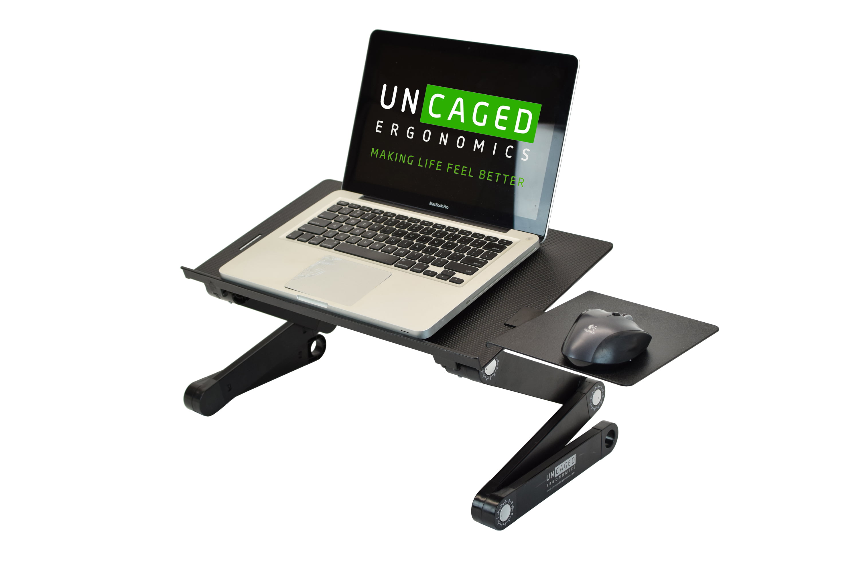 Portable Laptop Stand Folding Computer Table Mouse Pad Desk Tray