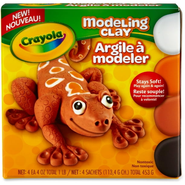 Crayola Modeling Clay, Pack Of 4, Natural