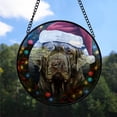thumbnail image 2 of Neapolitan Mastiff Xmas Dog Ornament Christmas 2025 - Neapolitan Mastiff Dog Stained Glass Window Hanging, Dog SunCatcher Christmas Tree Decor, Dog, Christmas Keepsake, 2 of 4
