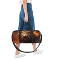 thumbnail image 6 of Pofeuu Cool Fire Lion Print Travel Duffel Bag,Sports Tote Gym Bag,Shoulder Weekender Overnight Bag for Women Gym Bag, 6 of 6