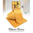 thumbnail image 4 of Vittorio Farina Solid Satin Necktie & Pocket Square, 4 of 234