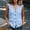 Blue, variant on Pumxq 2026 Summer Women's Sleeveless Linen Vest Tops - V-Neck Fully-Lined Breathable Lightweight Office Casual Pockets Blue L