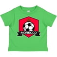 thumbnail image 3 of Inktastic Soccer Morocco Flag Banner Boys or Girls Toddler T-Shirt, 3 of 5