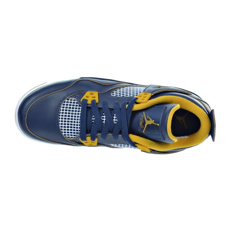 Air Jordan Retro BG Big Kid's Shoes Midnight Navy/Metallic Gold