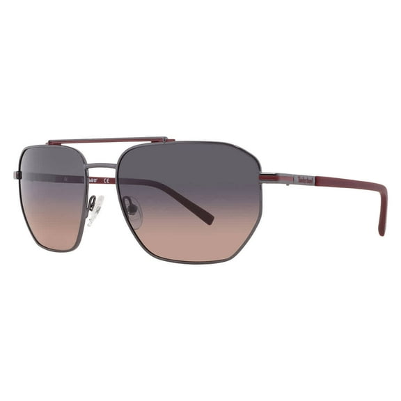 Timberland Polarized Smoke Navigator Men's Sunglasses TB00038 06D 60