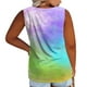 thumbnail image 4 of Blusa de chaleco sin mangas con cuello en V y estampado de tallas grandes suelta informal con estilo para mujer OAVQHLG3B Store lin121212, 4 of 5