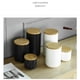 thumbnail image 5 of Matsuzay Tarro de almacenamiento duradero, ligero y portátil, práctico y multifuncional, antideslizante Organizadores de utensilios de cocina blanco pequeño, 5 of 6