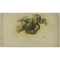 thumbnail image 2 of Alfred George Stevens 14x10 Gold Ornate Wood Frame and Double Matted Museum Art Print Titled - Flying Figure (1837-75), 2 of 4