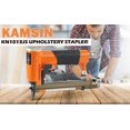 thumbnail image 3 of KAMSIN KN1013JS Pneumatic Upholstery Staple Gun, 20 Gauge 10J Series with Continuous Shot Switch, 3 of 5