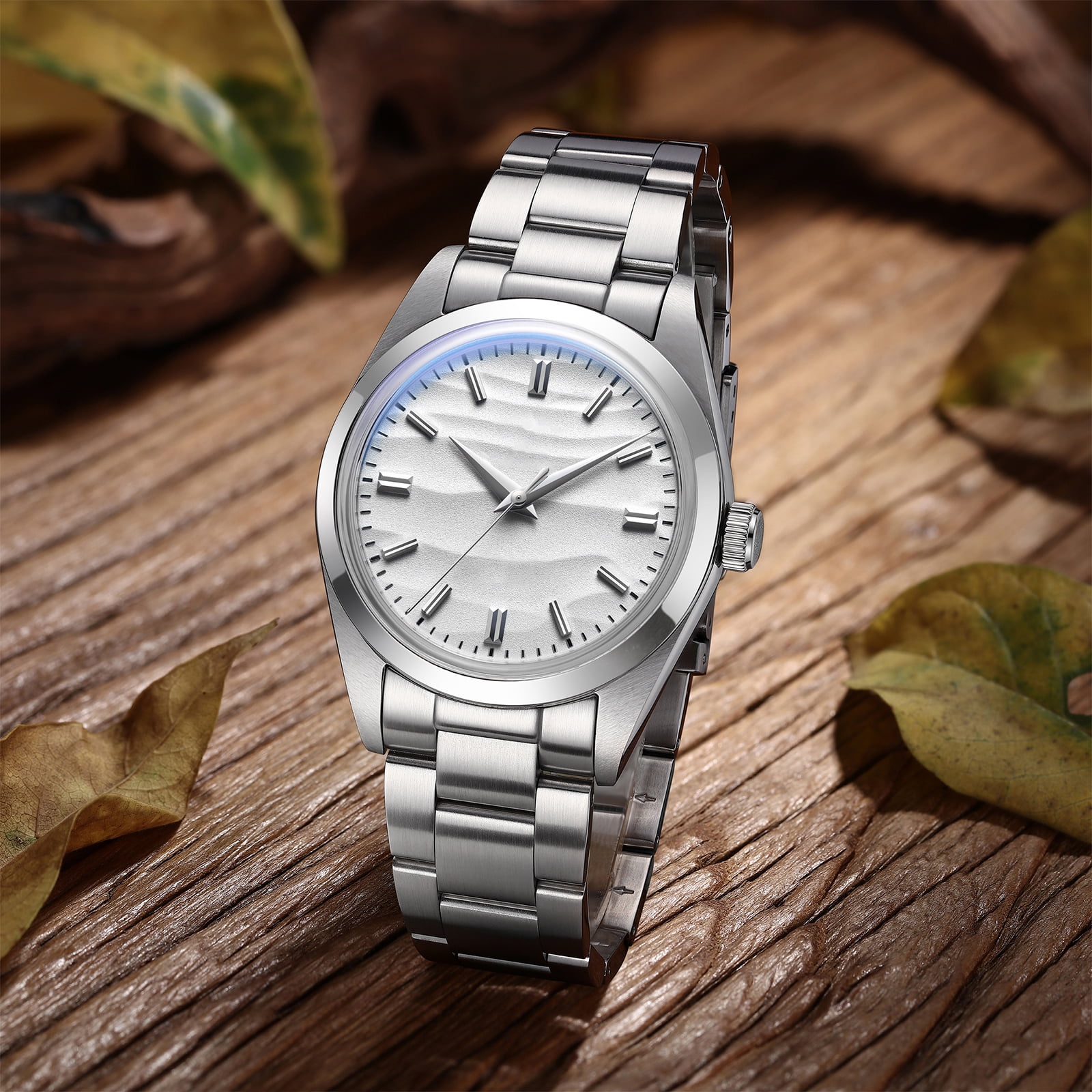ADDIESDIVE 36mm Men's Watch Dive 100m with Japanese VH31 Quartz Movement, 316L Stainless Steel, Dress Casual  AD2030