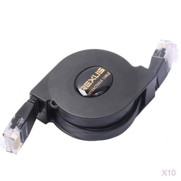 Cable retráctil Ethernet Sunnimix 10x Gigabit para Enrutador Wifi 2m