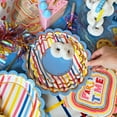 thumbnail image 6 of (4 pack) Packed Party 10 Ct. 'Seeing Stripes' Paper Dessert Plates, 6 of 8