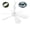 With switch, variant on CEORPER 16.5 Inch Portable Gazebo Canopy Fan 5W USB Ceiling Fan with 6 Tent Fan