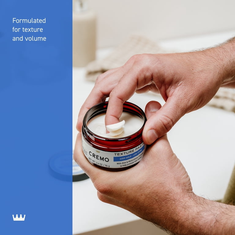 Cremo Barber Grade Hair Texture Paste for Men, 3.4 oz - Walmart.com