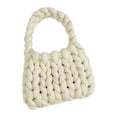 thumbnail image 1 of Bolso de hombro Salvador Tejido a mano Elegante blanco, 1 of 10