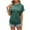 A02277-Army Green, variant on CALAFEBILA Tee Shirts for Women Classic Plus Size Womens Tops,Womens Fashion Solid Color T-shirt Summer Short Sleeve Crew Neck Women's Tops