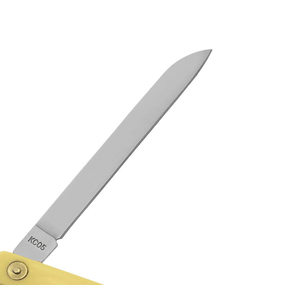 Zenport KC05 Fruit Sampling Knife with Carrying Case, 4.75 Inch Blade, Yellow