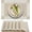 Ivory, variant on Décor Dining Table Placemats, Washable Heat-Resistant PVC Vinyl Table Mats for Dining Room and Kitchen, Anti-Slip - Set of 6 - Ivory