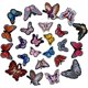 thumbnail image 1 of 24 Uds parches de mariposas mezcla aleatoria Multicolor parche hecho a mano surtido para planchar o coser DIY para ropa Jeans bolsa sombrero zapatos, 1 of 4