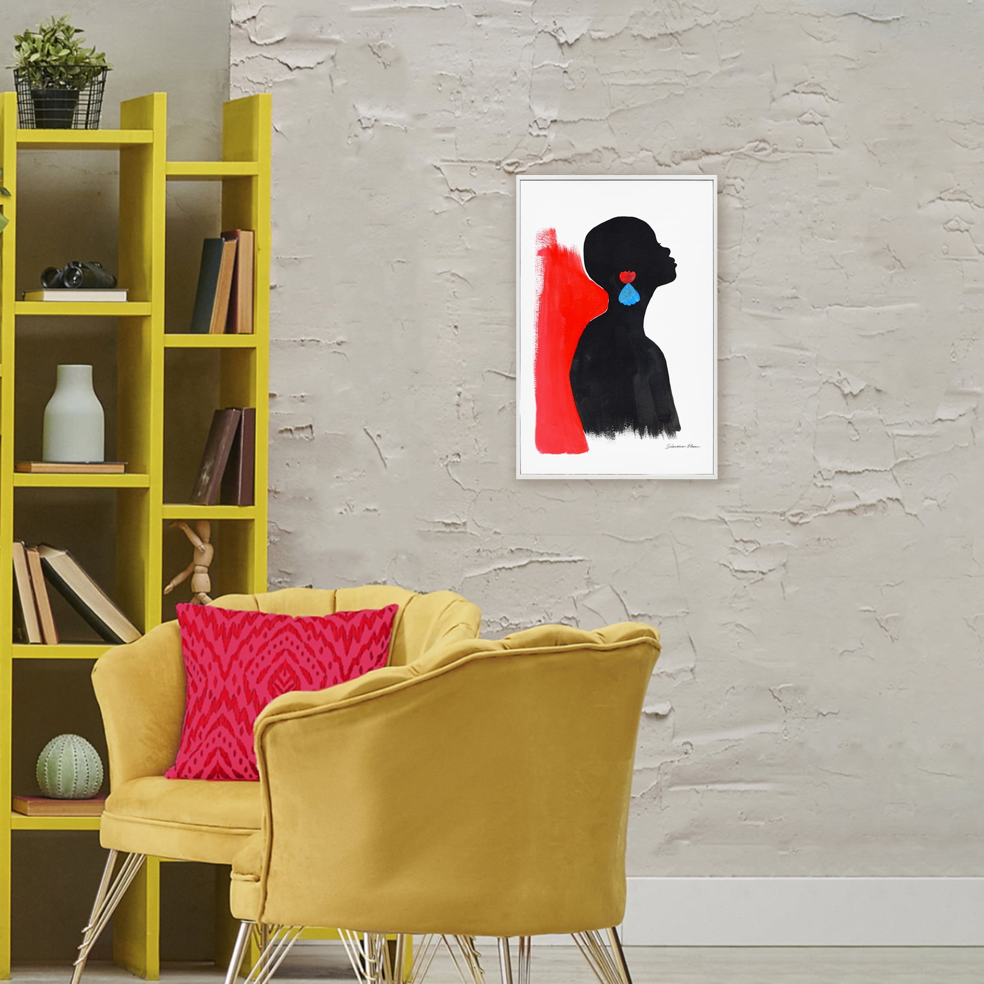 Stupell Industries Dreaming In Color White Framed Giclee Art, design by Simone Elum
