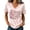 Pink, variant on Breast Cancer Awareness Shirts For Women Pink Ribbon V-Neck Short Sleeve Tops Angel Wing Pink Ribbon Graphic Breast Cancer Survivor Print Support Tee