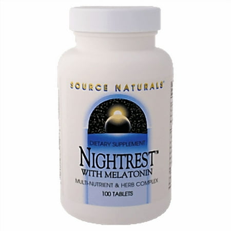Source Naturals NightRest with Melatonin 100 s
