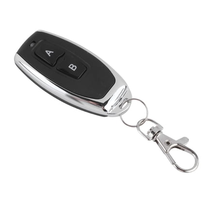 NFTIGB 433MHz AB Buttons Metal RF Wireless Transmitter Learning Code Remote Control, Universal Remote Controller for Garage Doors and Gates, 2.4 x 1.4 x 0.5 inches / 6.1 x 3.5 x 1.2 cm