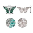 thumbnail image 3 of Empress Monarch Winged Butterfly Crystal Rhinestone Brooch Pin, 3 of 5
