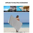 thumbnail image 5 of Grey Geometric Towel Set of 3, Soft Microfiber Bath Towels, Hand Towel, Washcloths, Modern Pure Color Abstract Striped Quick-Dry Absorbent Towels for Bathroom Kitchen Hotel Beach Gym Spa, 5 of 7