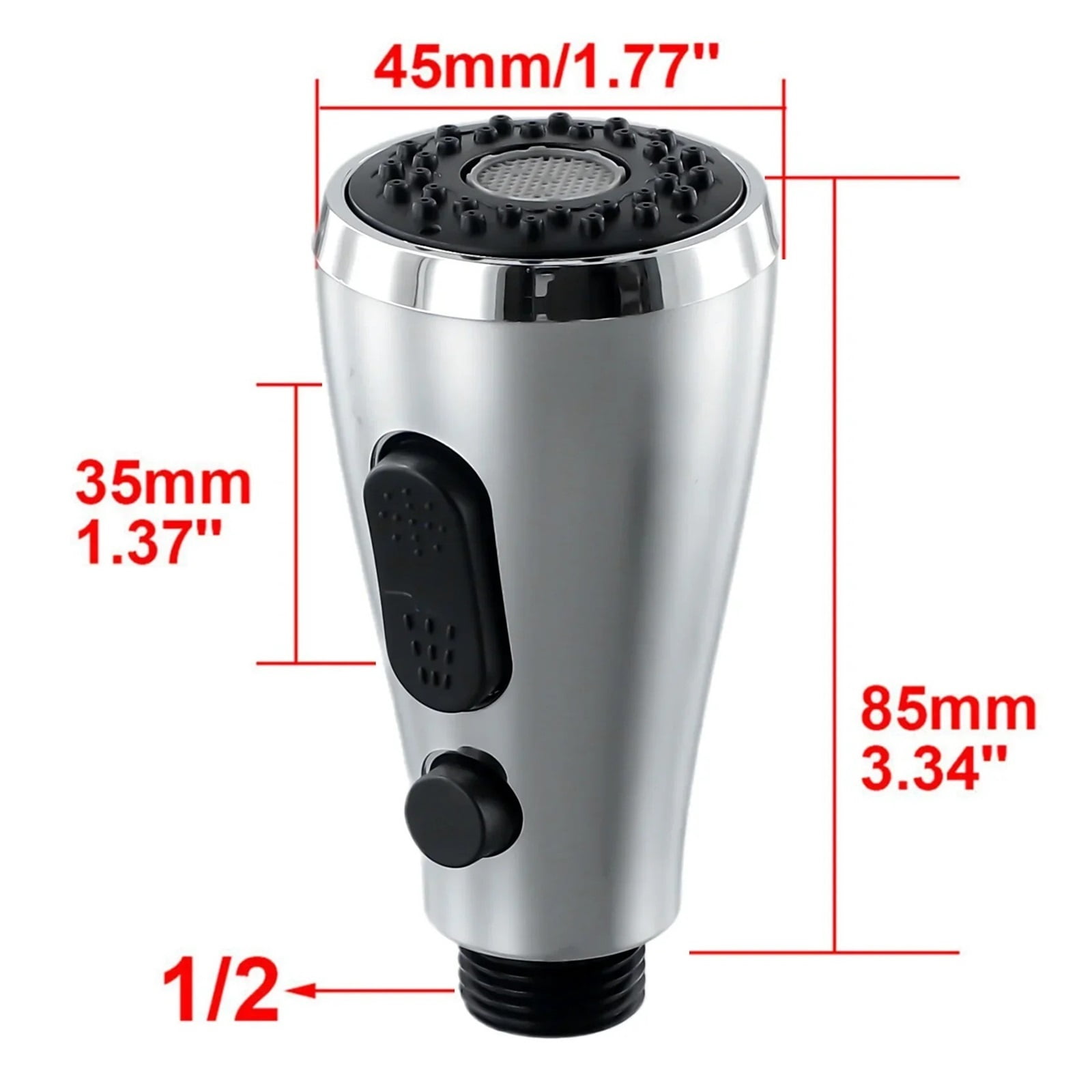 Kitchen Faucet Aerator Extender Pull Out Spray Head Replacement Sprayer Universal ,Tankless Design