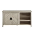 thumbnail image 3 of Pemberly Row Buffet d'Inspiration Mi-Siècle de 58 Pouces, 2 Portes, avec Rainures Inclinées, 3 of 6
