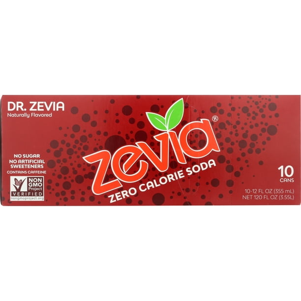 ZEVIA Dr. Zevia Zero Calorie Soda 10 Pack, 120 fl oz