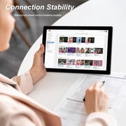 YQSavior (2024) 10.1 in 2-in-1 Tablet, 128GB, Android 13, Wi-Fi, Bluetooth, Black