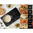 thumbnail image 6 of Aobosi 1800W Double Electric Induction Cooktop Stovetop Sensor Touch with 2 Burners, 18 Power Levels Child lock & Timer for 4-10" Pot Fast Cooking, 6 of 10