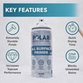 thumbnail image 3 of Polar All Surface Primer Matte White, Enhanced Adhesion & Quick Drying, 13.5 Fl Oz, 2 Pack, 3 of 7