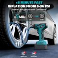 thumbnail image 3 of Compresor de aire portátil con inflador de neumáticos, 150 psi, 18 V, Makita, 3 of 8