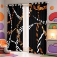 thumbnail image 2 of Erosebridal Wild Animal Pattern Blackout Curtains Set of 2 (38x54 Each),Classic Cheetah Living Room Curtains, 2 of 6