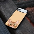 thumbnail image 4 of WIRESTER Shockproof Soft Rubber Cover Case for Apple iPhone 17 Air 6.6" 2025, Animal Orange Tabby Kitten Cat On Sunset Background, 4 of 5