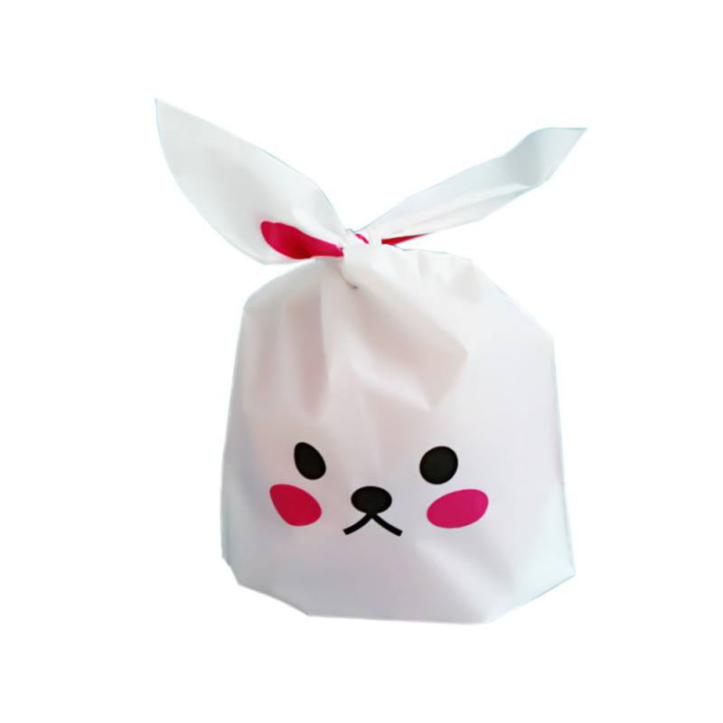 50pcs Cute Panda Cartoon Biscuit Bag Plastic Candy Cookie Food Cake Bags Box Hot 
