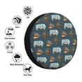 thumbnail image 4 of Naloa Miniature Ship In Bottle PVC Leather Spare Tire Wheel Cover for Car Truck SUV Camper Trailer Universal Fit many size17 inch, 4 of 6