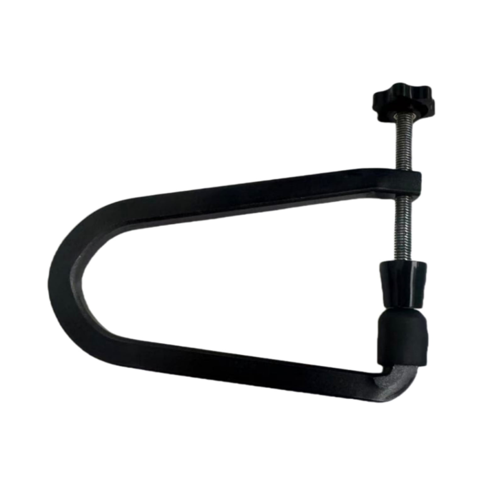 U Shape Adjustable Bridge Clamp for Black Classical Guitars with Stable Mounting Systems and Precise Installation