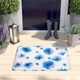 thumbnail image 2 of Pioneer Flower Floral Print Flannel Non Slip Door Rugs,Washable Door Mats Indoor,Decorative Door Mats,Dirt-Resistant and Absorbent Doormat for Entrance,Bedroom,Kitchen,Bathroom,23.5"x16", 2 of 5