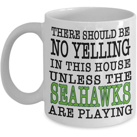 

Seahawks Fan Game Day Coffee Mug | If You‘re From Seattle and Love Your Football Team This Large 15oz or Smaller 11oz Ceramic Cup Is For You