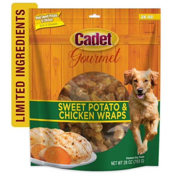 Cadet Chicken & Sweet Potato Flavor Jerky Treats for Dogs, 28 oz.