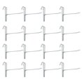 thumbnail image 1 of 40Pcs Gancho de metal Ganchos para colgar Gancho pequeño sin clavos para exhibición de supermercado Ropa Prop (Blanco), 1 of 5