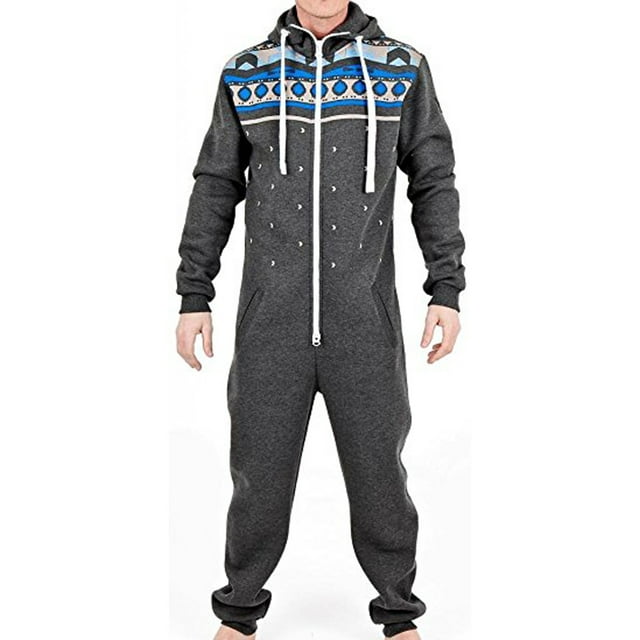 SkylineWears Combinaison à Capuche Mode Homme une Pièce Pyjama une Pièce Sans Pieds